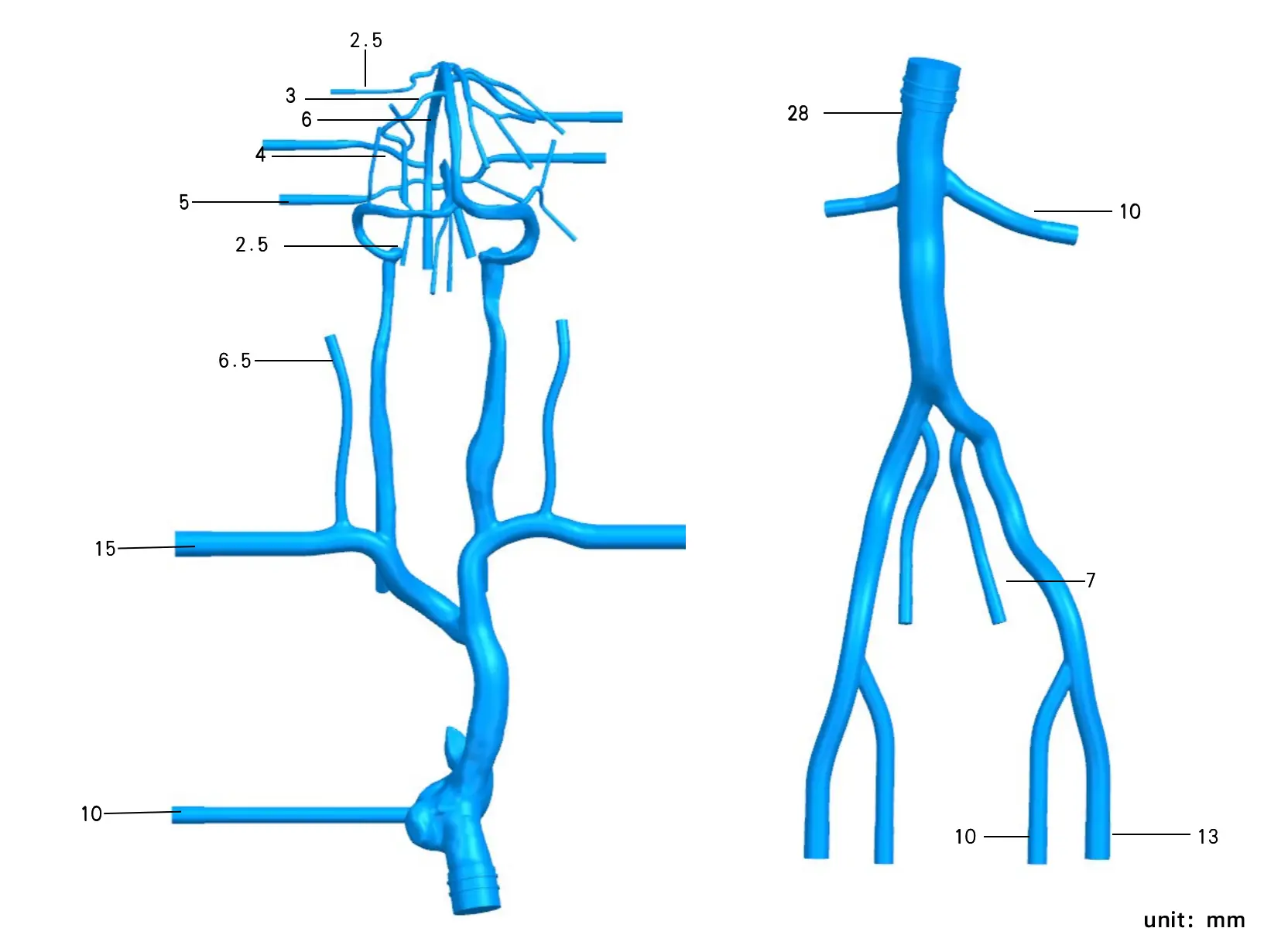 femoral artery model